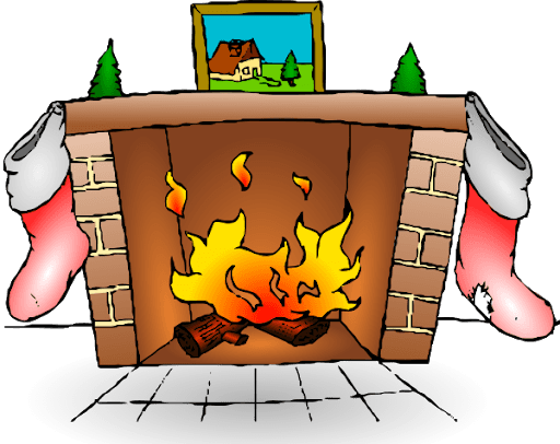 Download PNG image - Christmas Fireplace PNG 