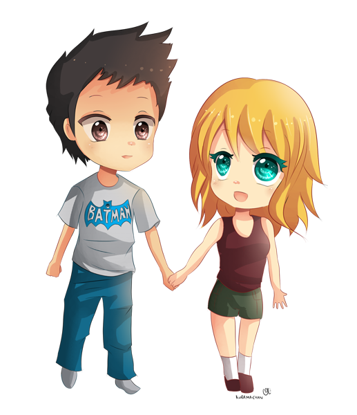 Download PNG image - Cute Anime Couple PNG Transparent HD Photo 
