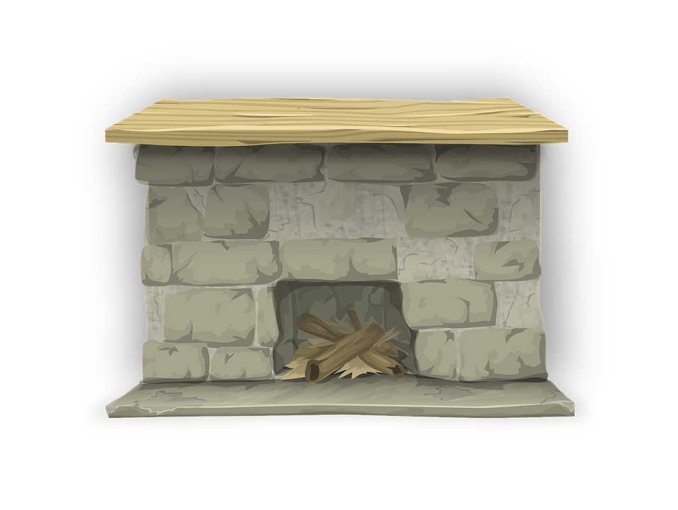 Download PNG image - Fireplace Background Isolated PNG 