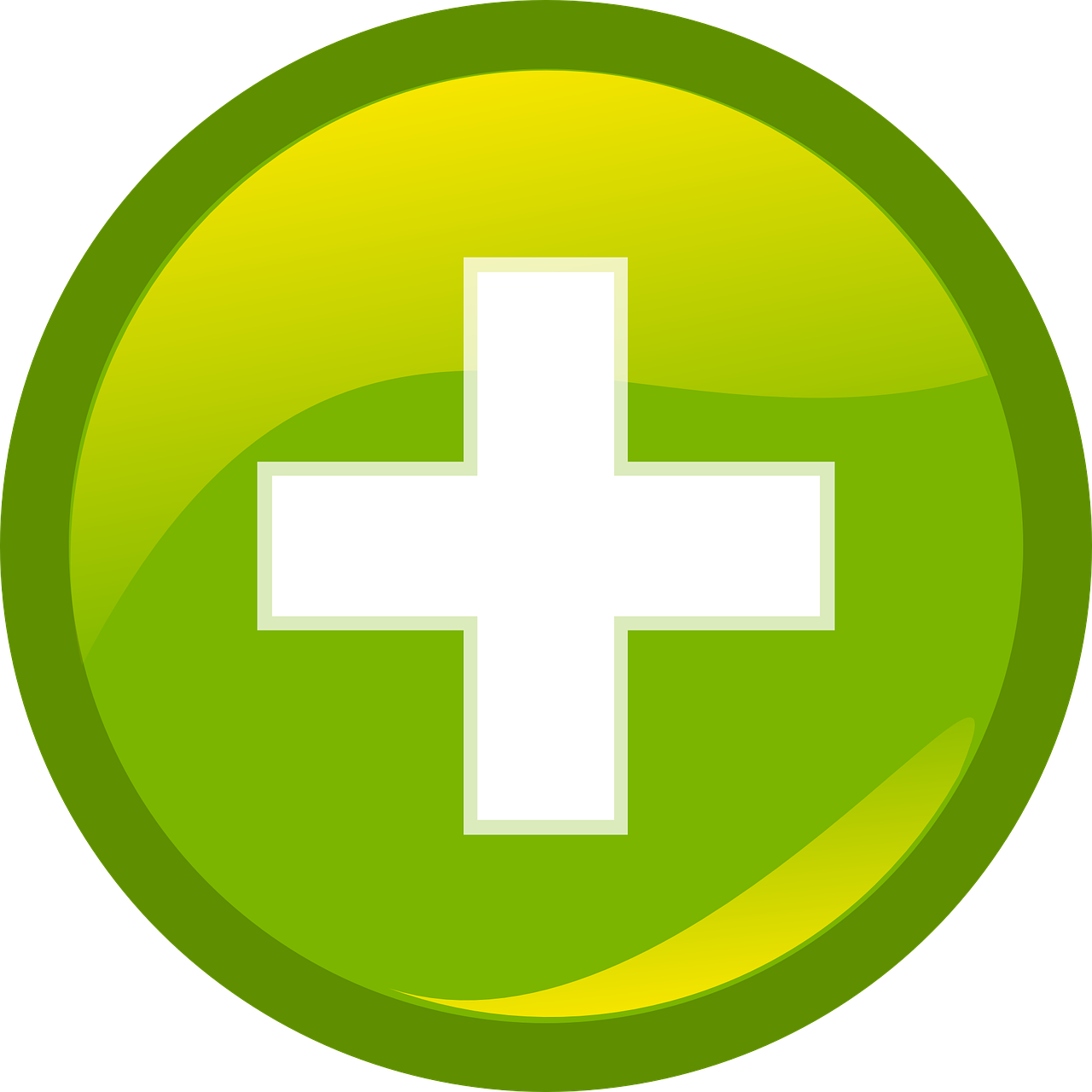 Download PNG image - Green Add Button PNG Picture 