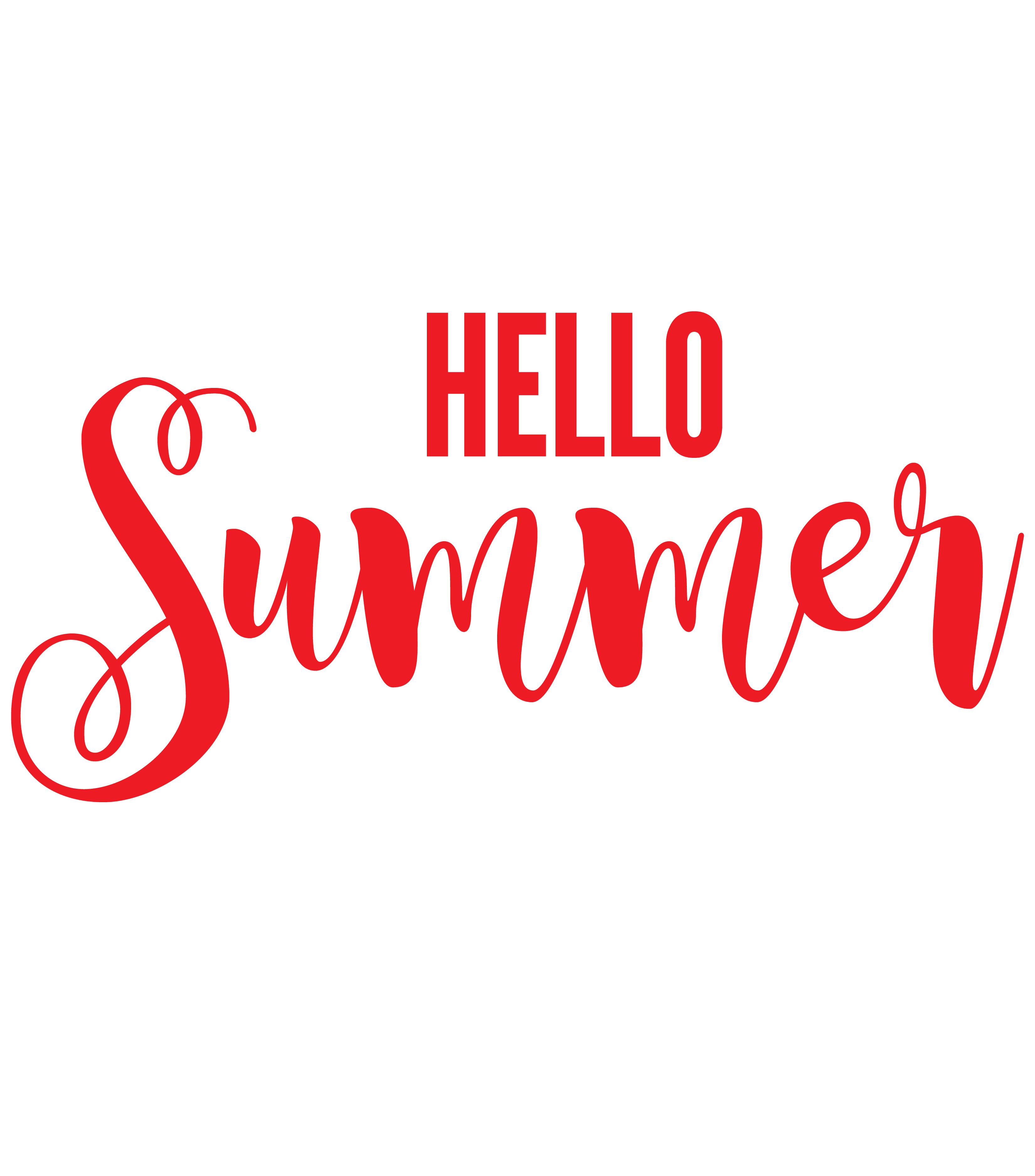 Download PNG image - Hello Summer Word Transparent PNG 