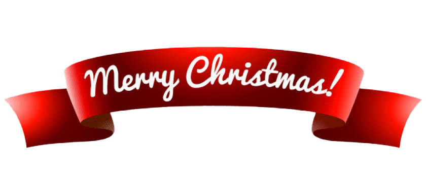 Download PNG image - Merry Christmas Word PNG File 