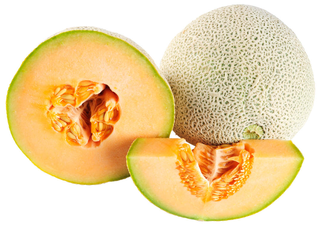 Download PNG image - Organic Cantaloupe Slices Transparent PNG 