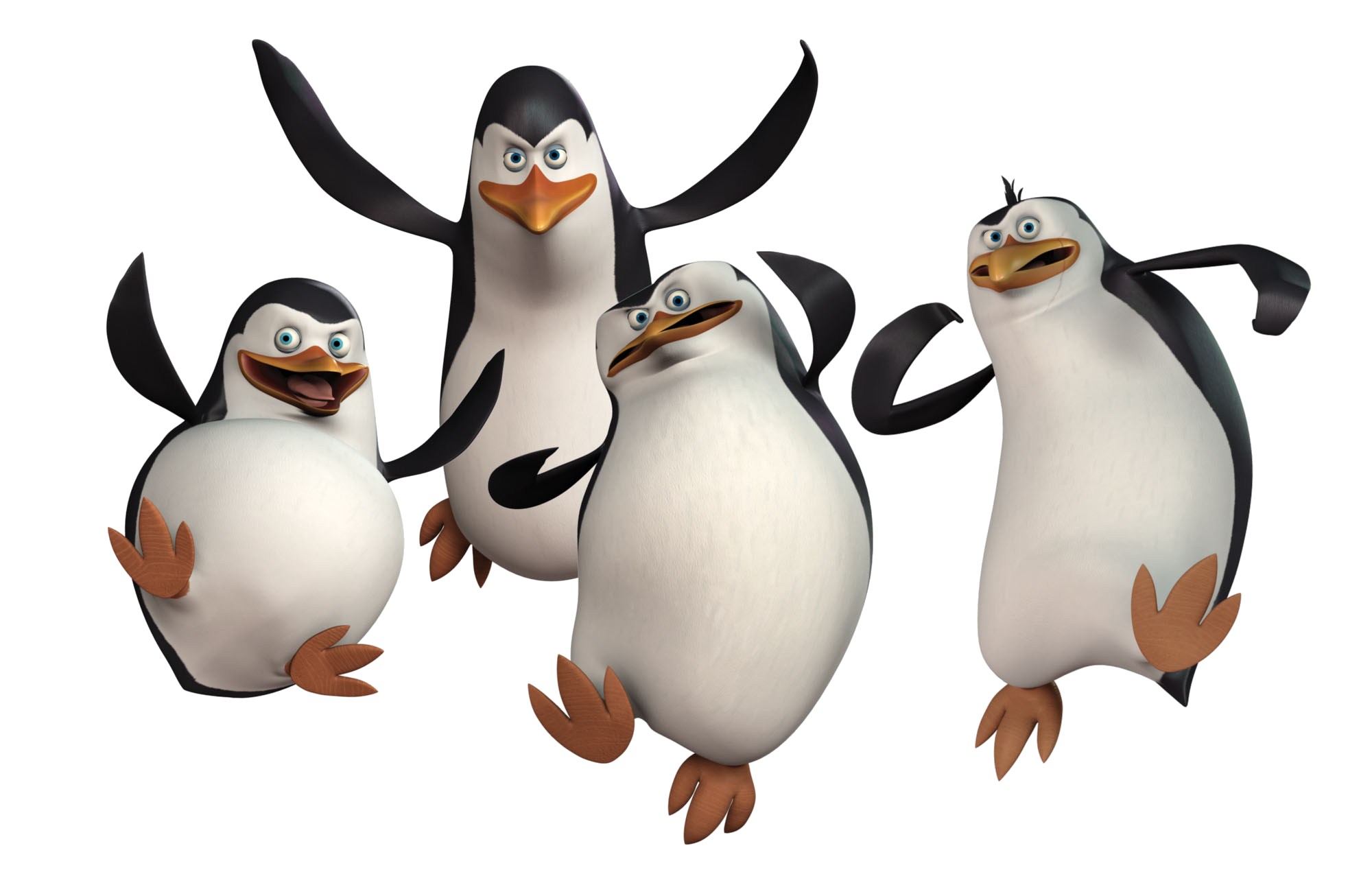Download PNG image - Penguins of Madagascar PNG Clipart 