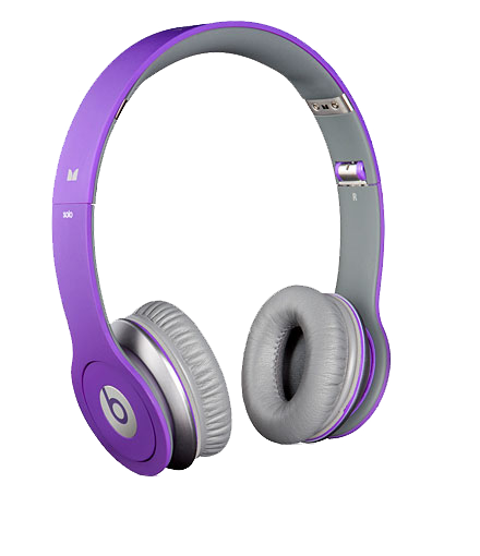 Download PNG image - Purple Beats By Dr. Dre Headphones PNG 