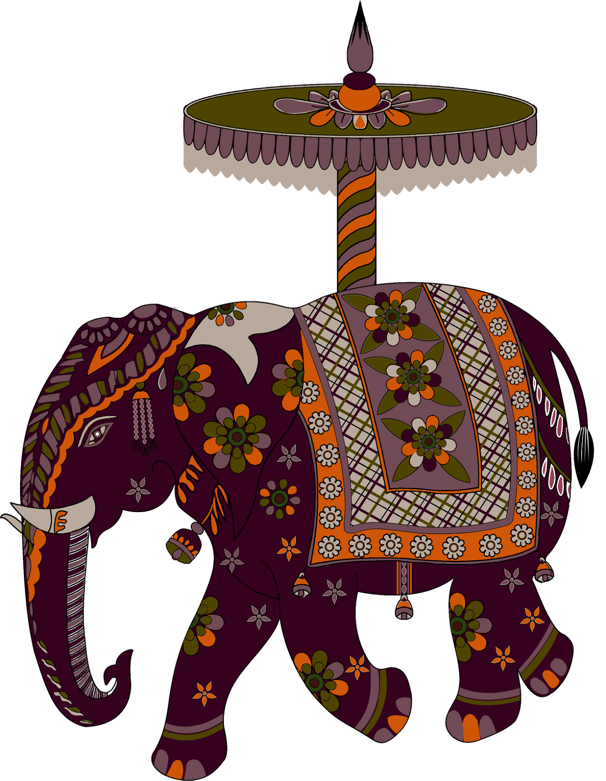 Download PNG image - Vector Elephant PNG Transparent Picture 