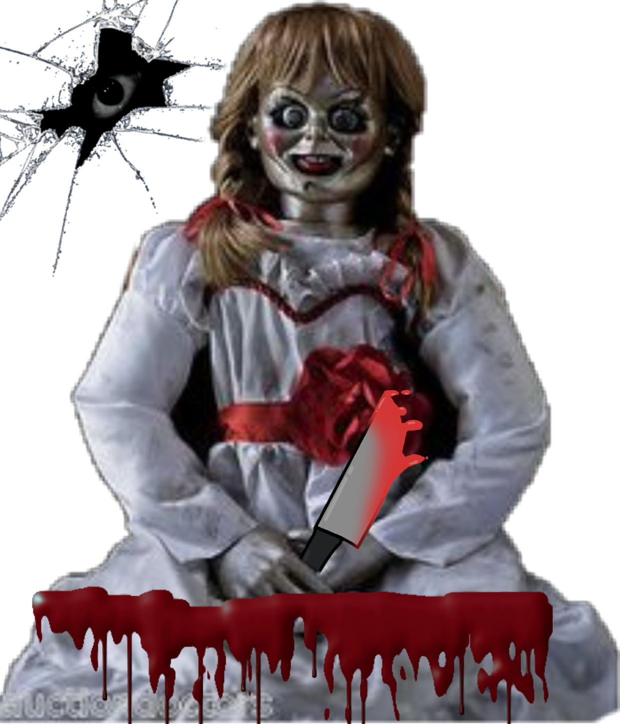 Download PNG image - Annabelle Doll PNG File 