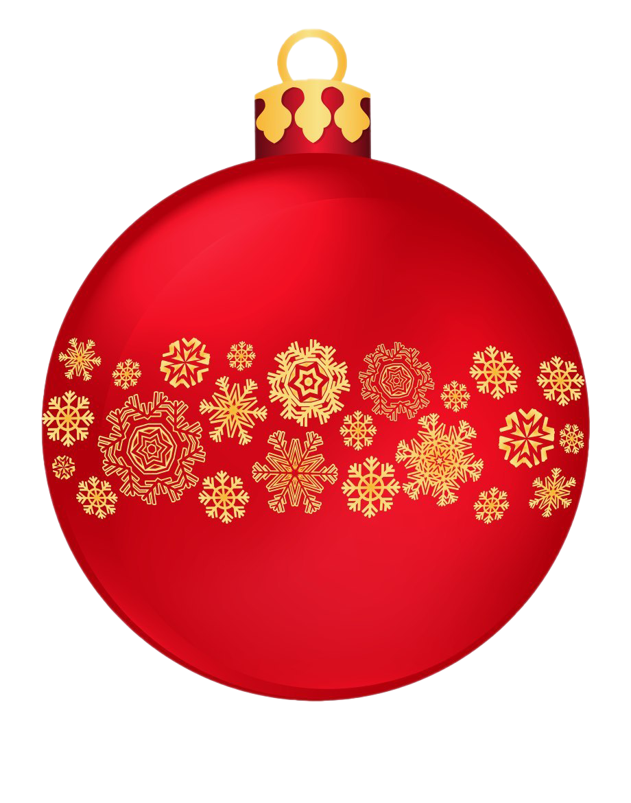 Download PNG image - Single Red Christmas Ball PNG Photos 