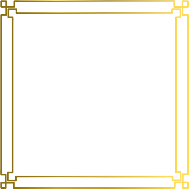 Download PNG image - Abstract Gold Frame PNG Image 