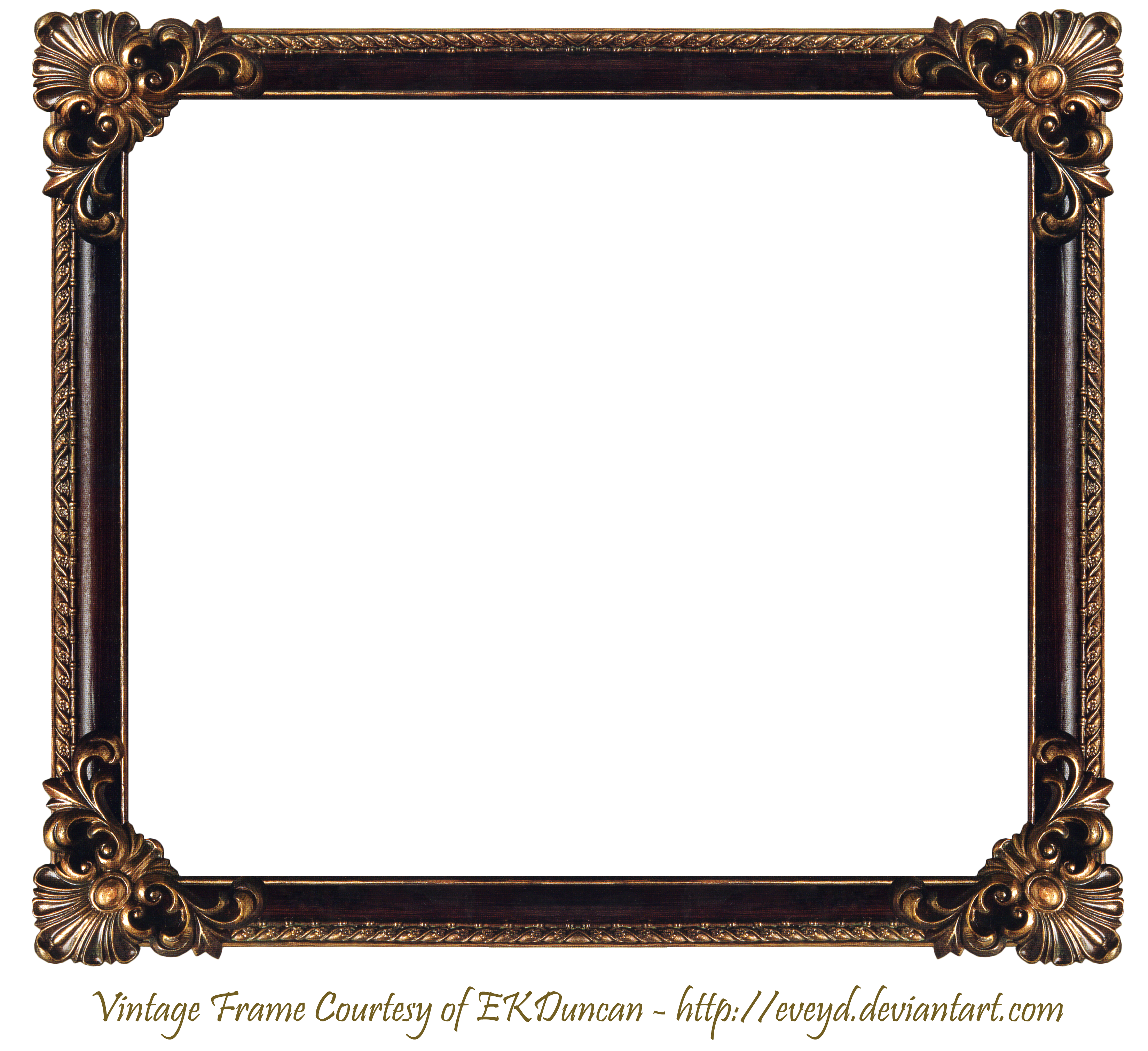 Download PNG image - Antique Frame PNG Transparent 