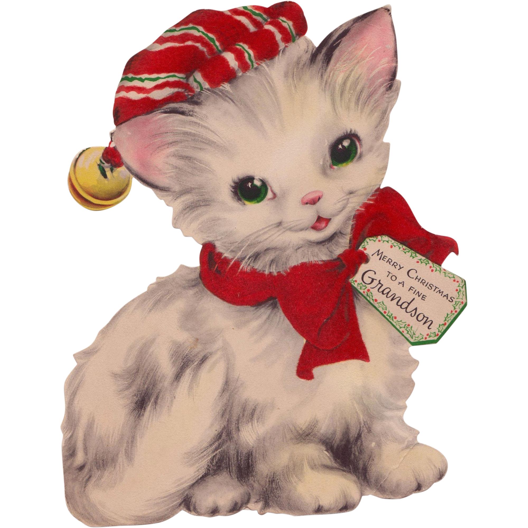 Download PNG image - Cat Christmas PNG Transparent HD Photo 