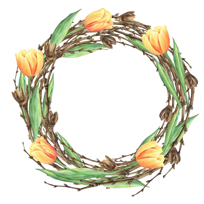 Download PNG image - Floral Garland Transparent PNG 