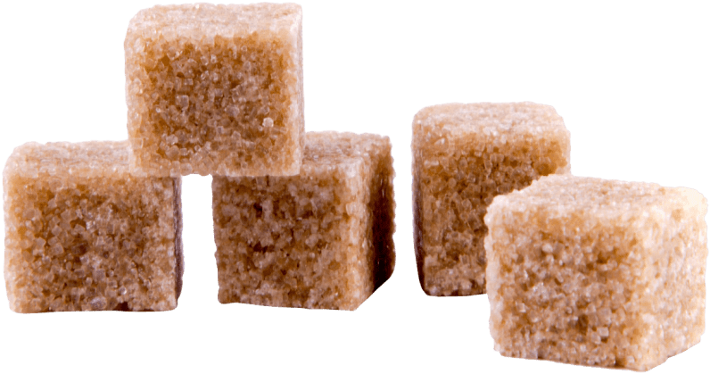 Download PNG image - Big Brown Cane Sugar Cubes PNG Photos 