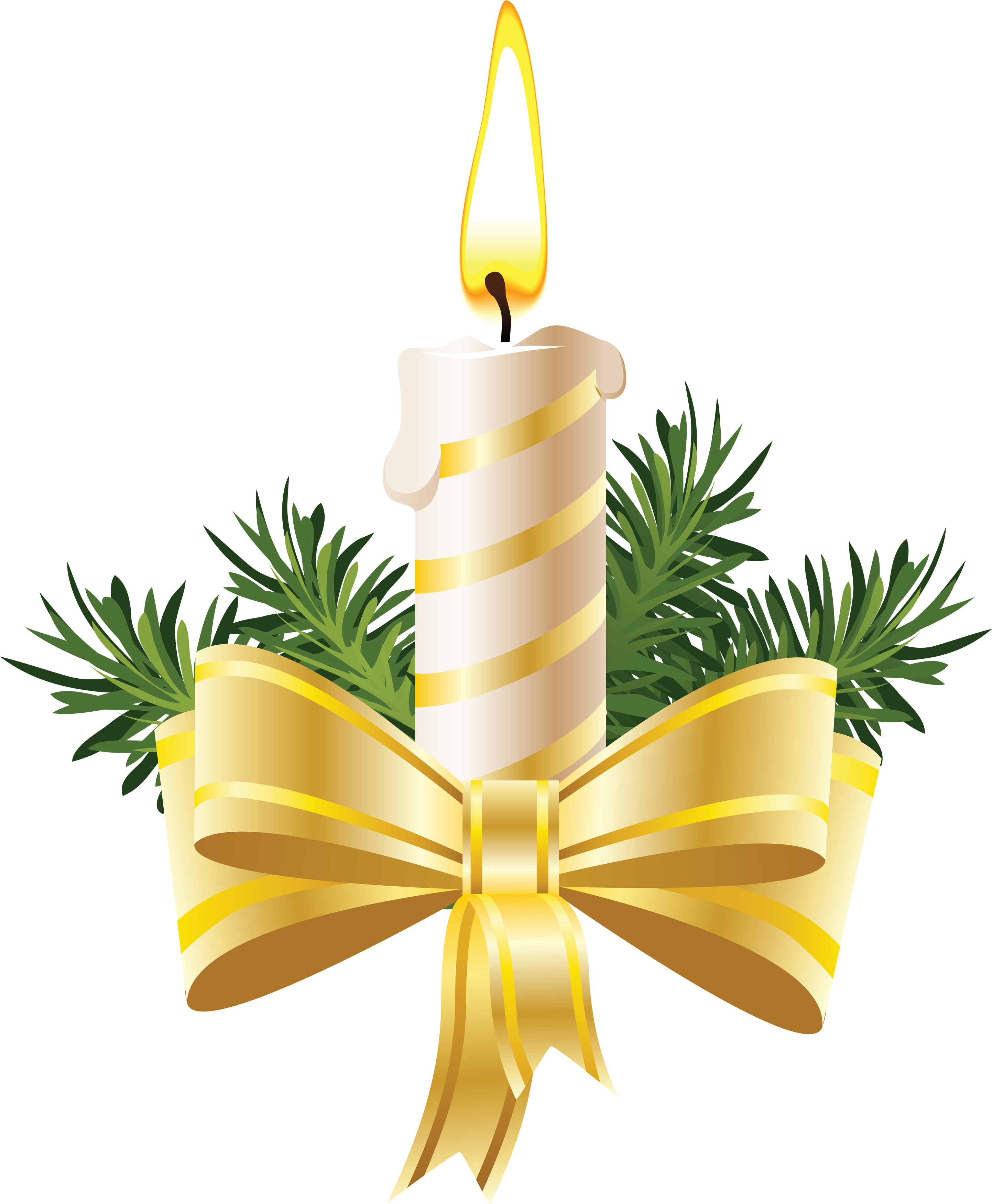 Download PNG image - Christmas Candle PNG Picture 