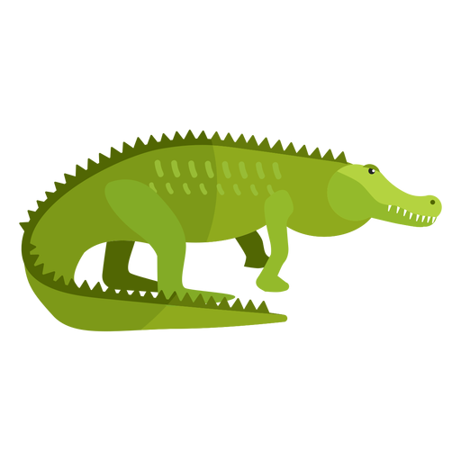 Download PNG image - Green Alligator PNG 