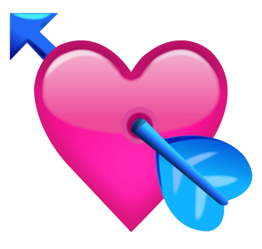 Download PNG image - Love Pink Heart Emoji PNG File 