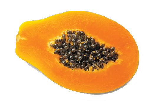 Download PNG image - Organic Half Papaya Transparent PNG 