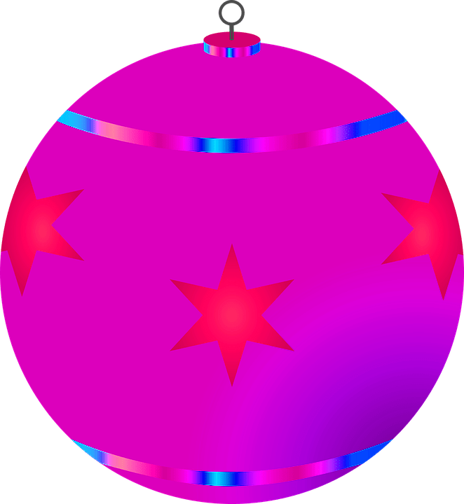 Download PNG image - Purple Christmas Ornaments Background PNG 