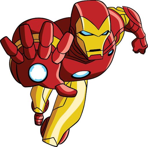 Download PNG image - Robot Chibi Iron Man Transparent Background 