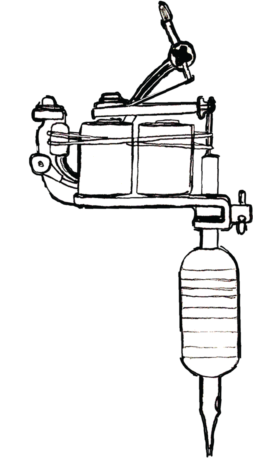 Download PNG image - Tattoo Machine PNG File 