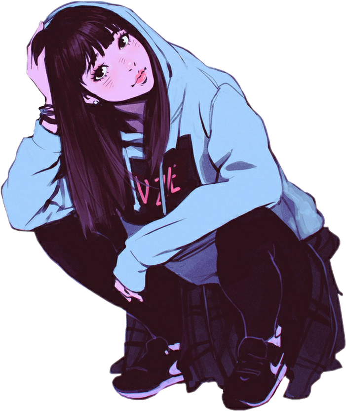 Aesthetic Anime Girl Png Pic Png All Png All - vrogue.co