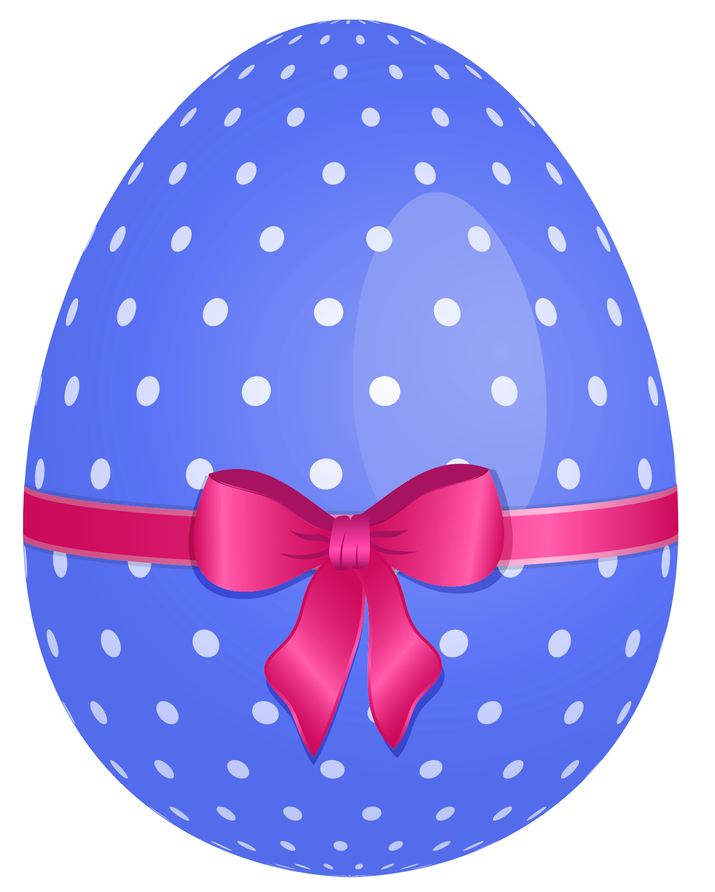 Download PNG image - Blue Easter Egg PNG File 