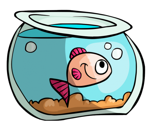 Download PNG image - Cartoon Fish Tank Vector PNG 