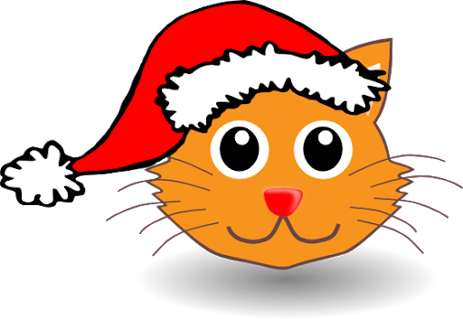 Download PNG image - Cat Christmas PNG Transparent 