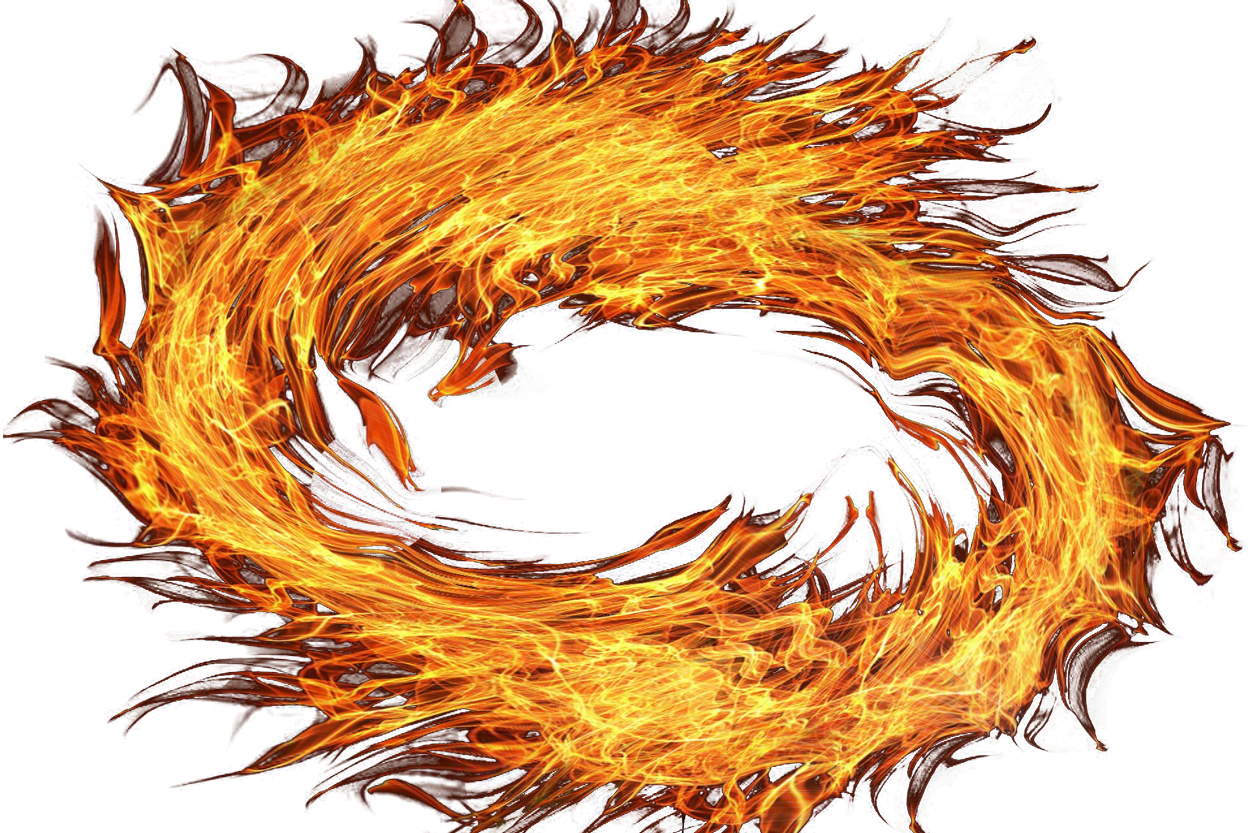 Download PNG image - Fire Flame Circle Smoke Transparent PNG 