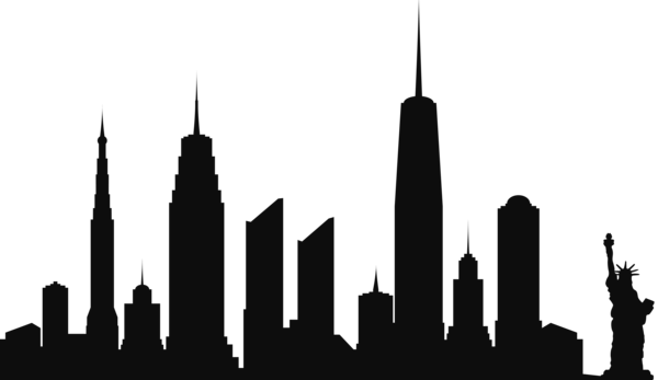 Download PNG image - New York Skyline Tower PNG Transparent Image 
