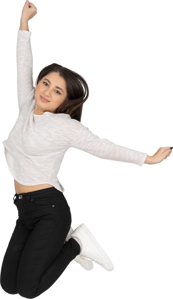Download PNG image - Fit Young Woman Stretching Transparent PNG 