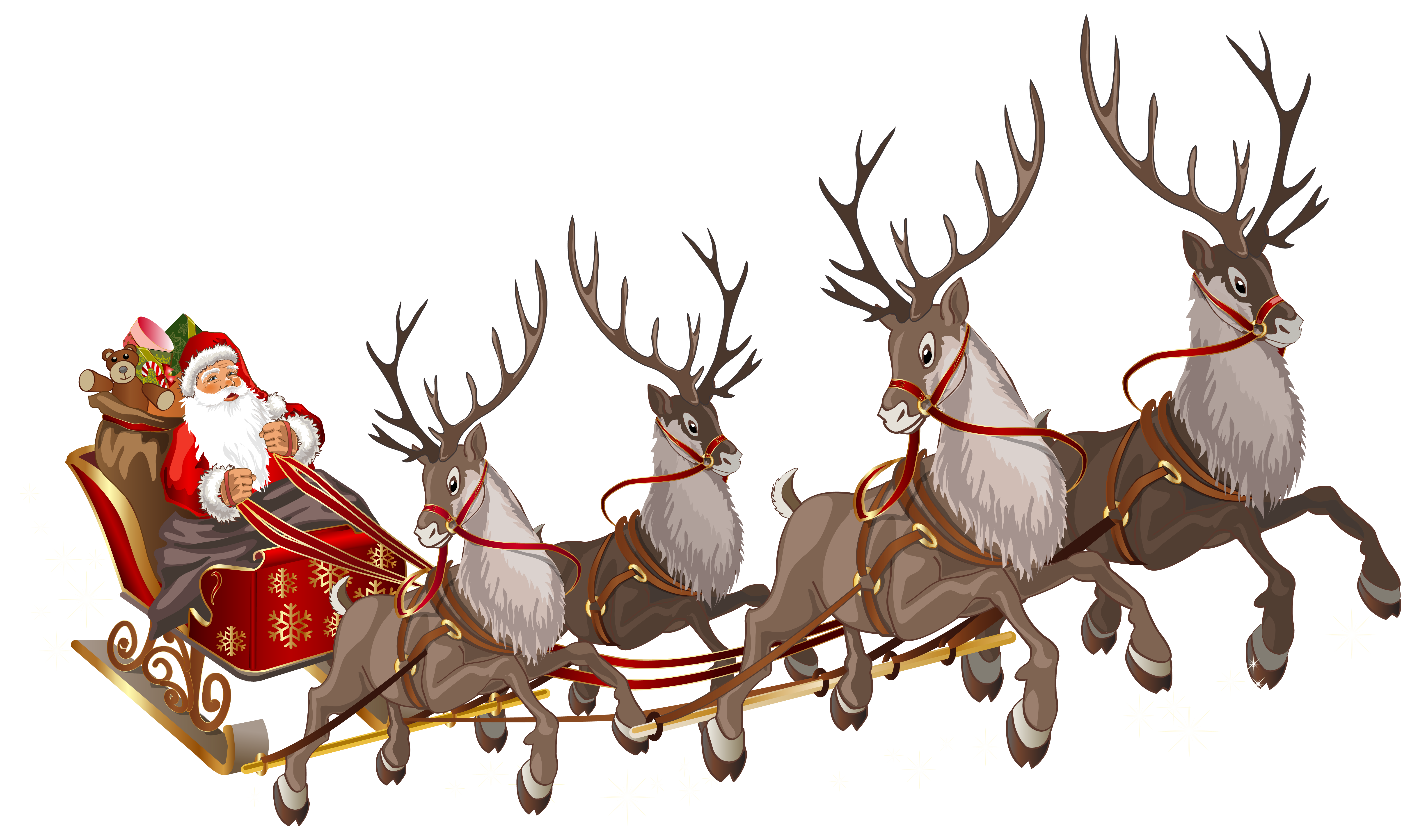 Download PNG image - Christmas Reindeer PNG Transparent Image 
