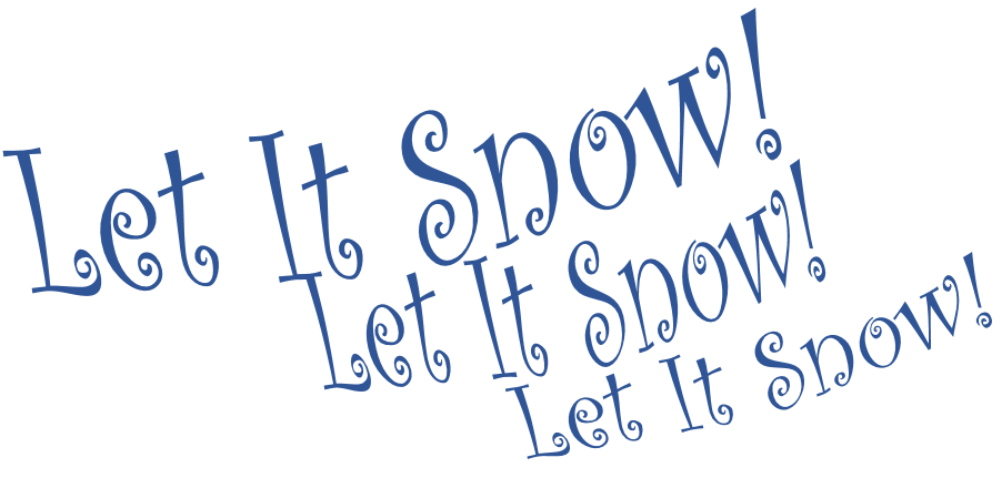 Download PNG image - Let It Snow PNG File 