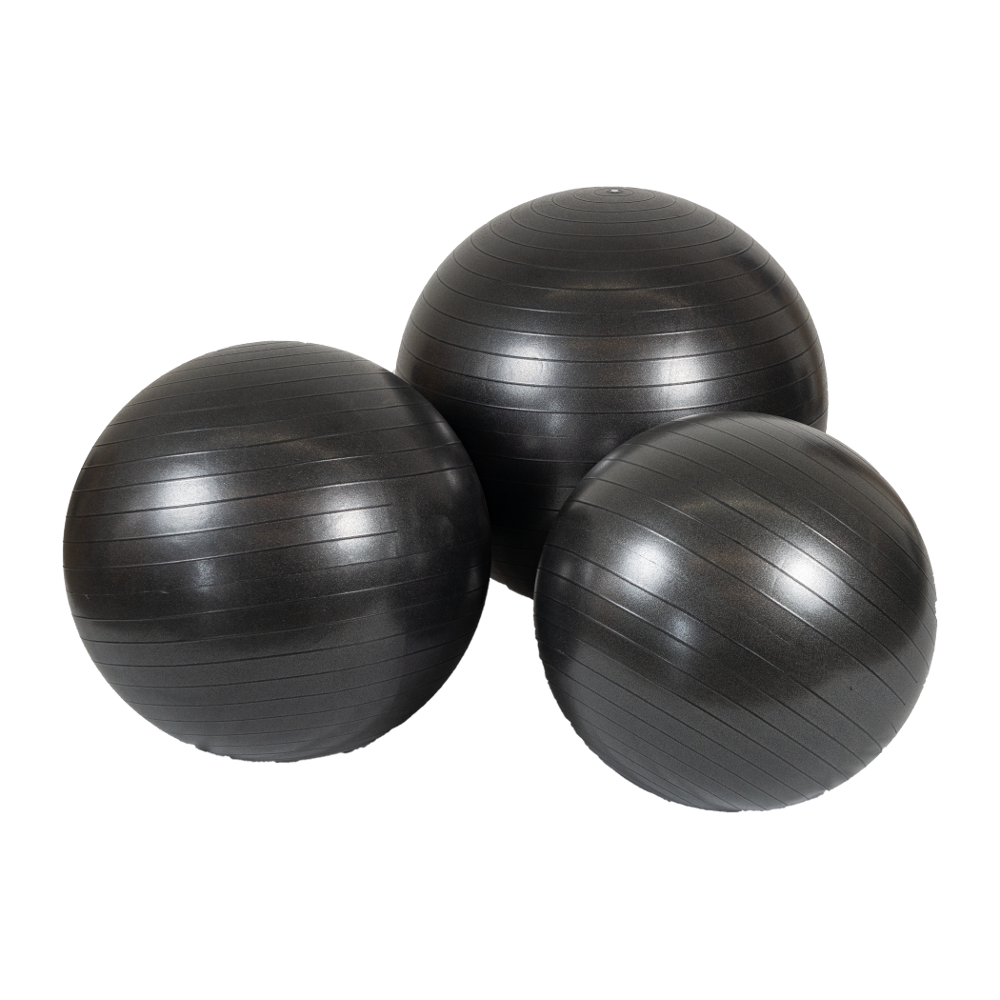 Download PNG image - Black Fitness Ball PNG 