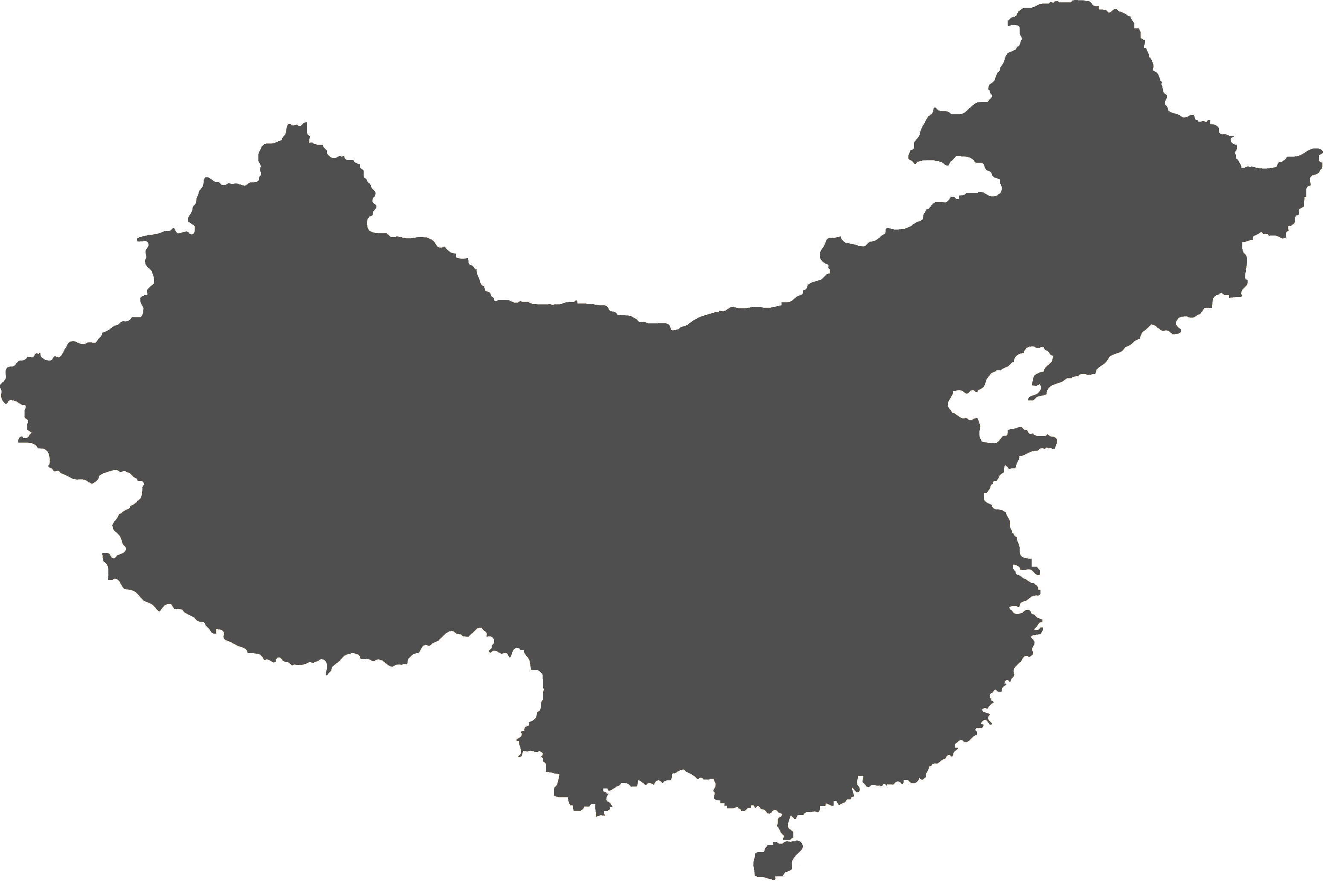 Download PNG image - Border China Map Transparent PNG 