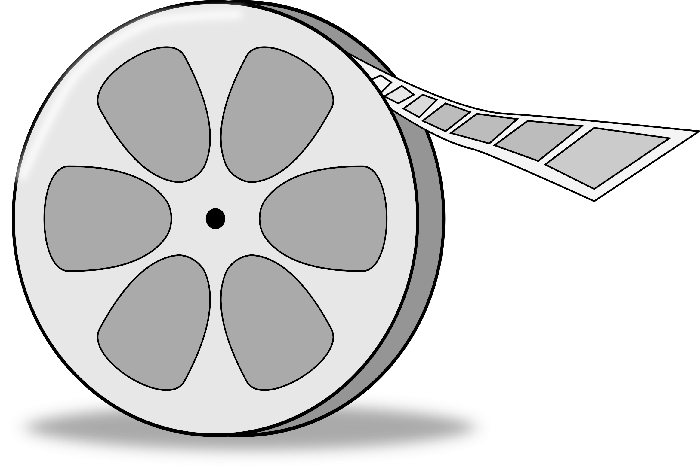 Download PNG image - Film Reel Movie Projector Roll Transparent PNG 
