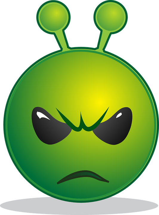 Download PNG image - Green Crazy Alien Transparent PNG 