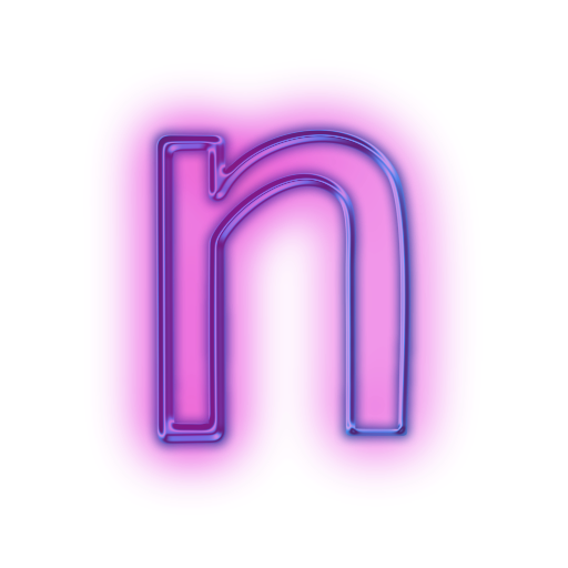 Download PNG image - Neon Alphabet Transparent Images PNG 