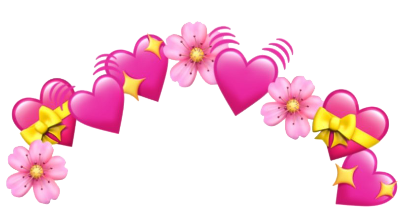 Download PNG image - Pink Heart Emoji PNG Pic 