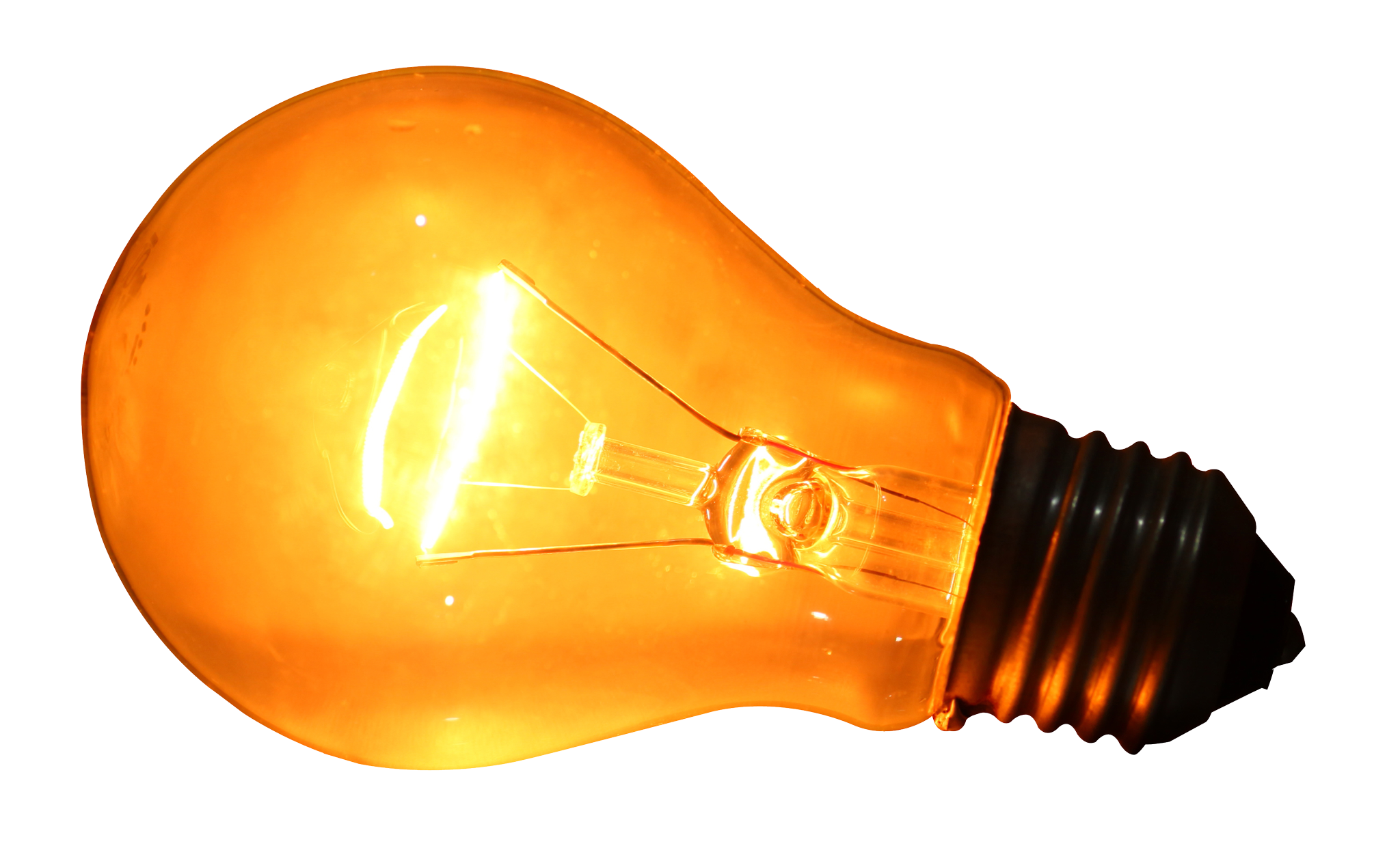 Download PNG image - Yellow Bulb Transparent PNG 