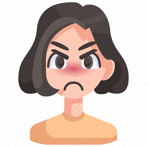 Download PNG image - Angry Girl PNG Picture 