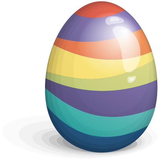 Download PNG image - Beautiful Easter Eggs PNG 
