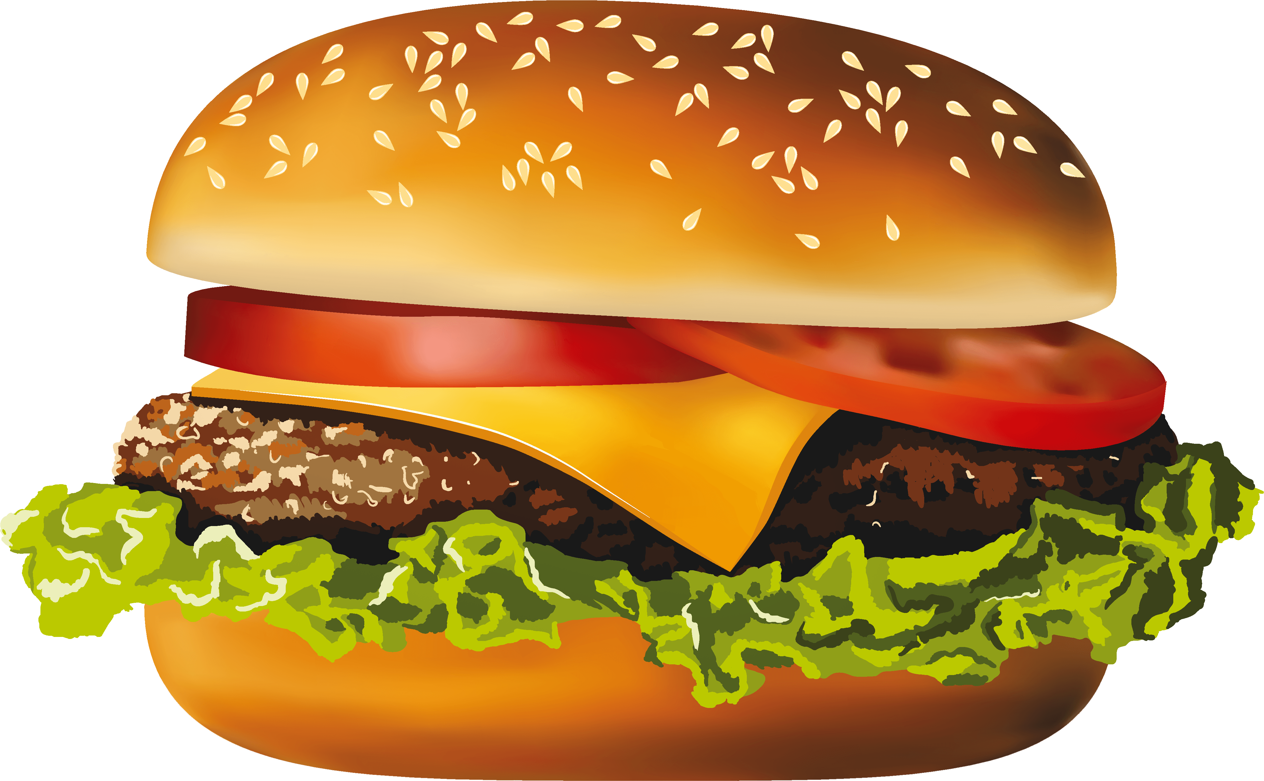 Download PNG image - Burger Junk Food PNG Image 