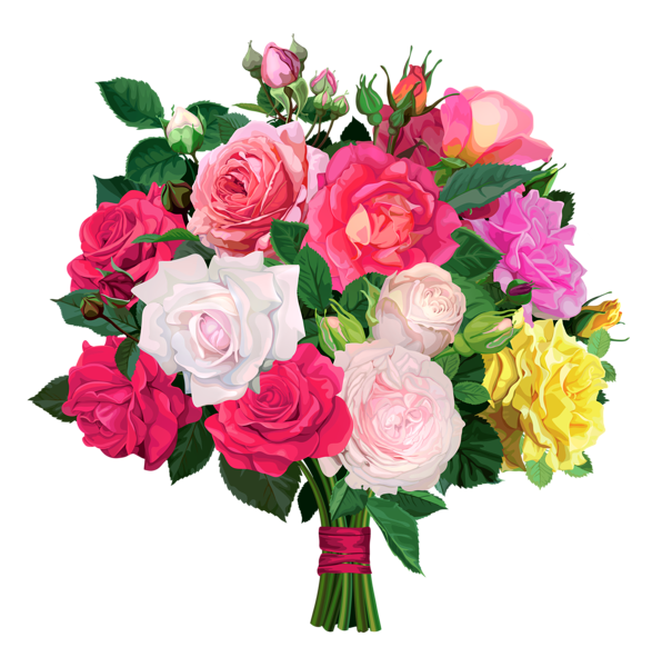 Download PNG image - Drawing Of Roses PNG File 