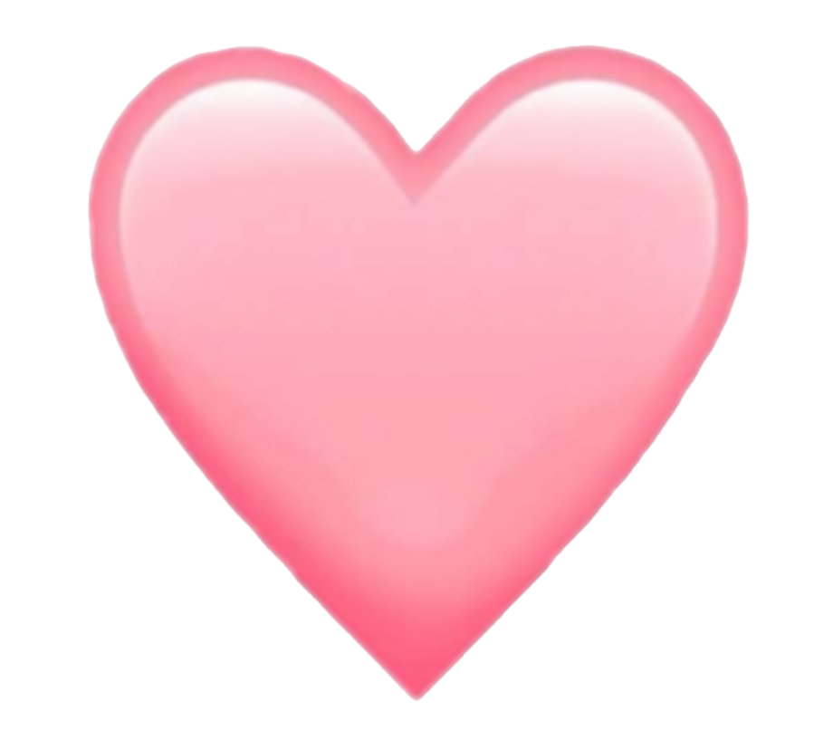 Download PNG image - Love Pink Heart Emoji PNG Clipart 