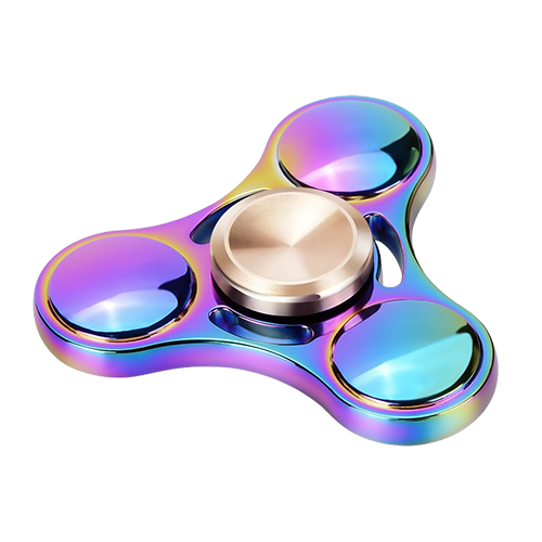 Download PNG image - Rainbow Fidget Spinner PNG Photo 