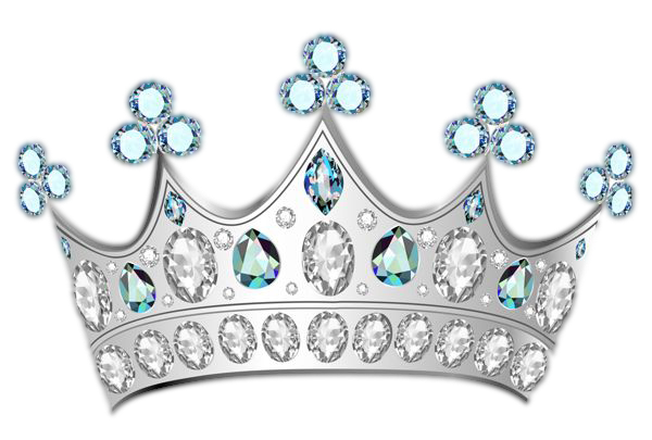 Download PNG image - Silver Princess Crown PNG Image 