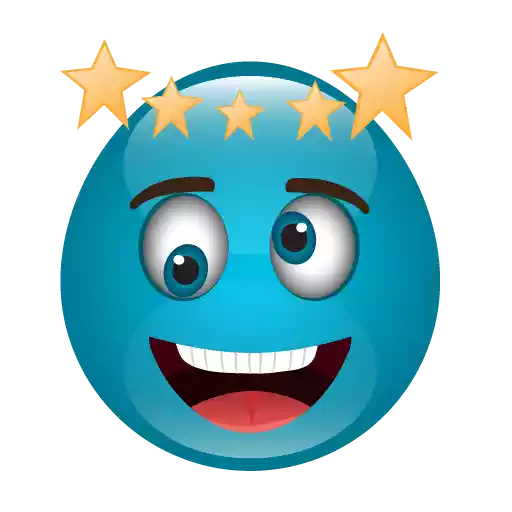 Download PNG image - Cute Blue Emoji PNG HD 