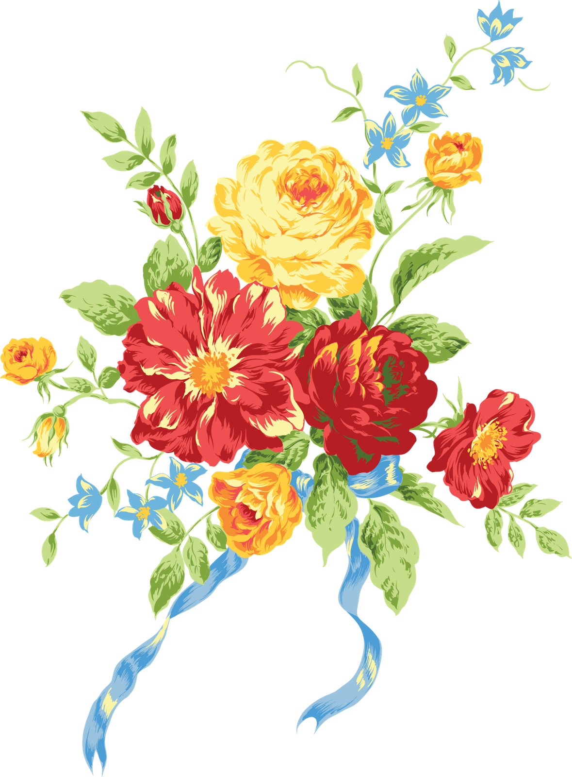 Download PNG image - Flower Drawing PNG 