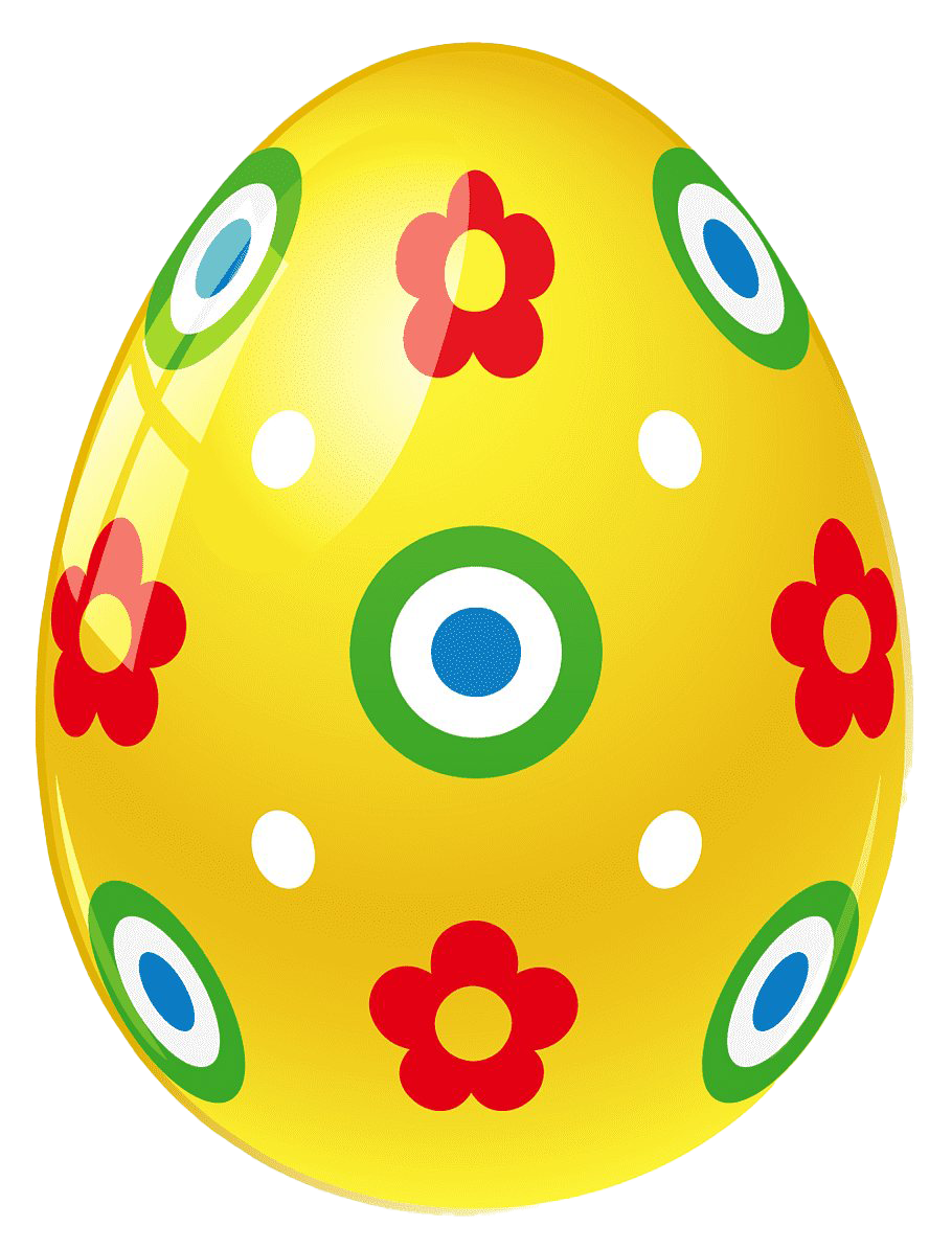 Download PNG image - Yellow Easter Egg PNG Transparent Picture 